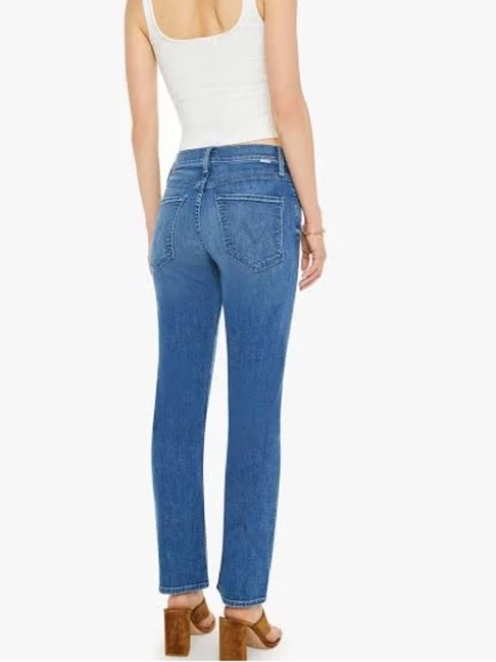 MOTHER The Mid Rise Rider Ankle jeans Size 24 Wish On A Star